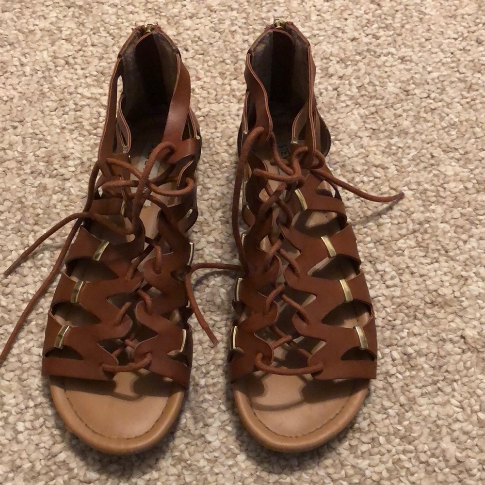 Steve Madden gladiator sandals worn a few times